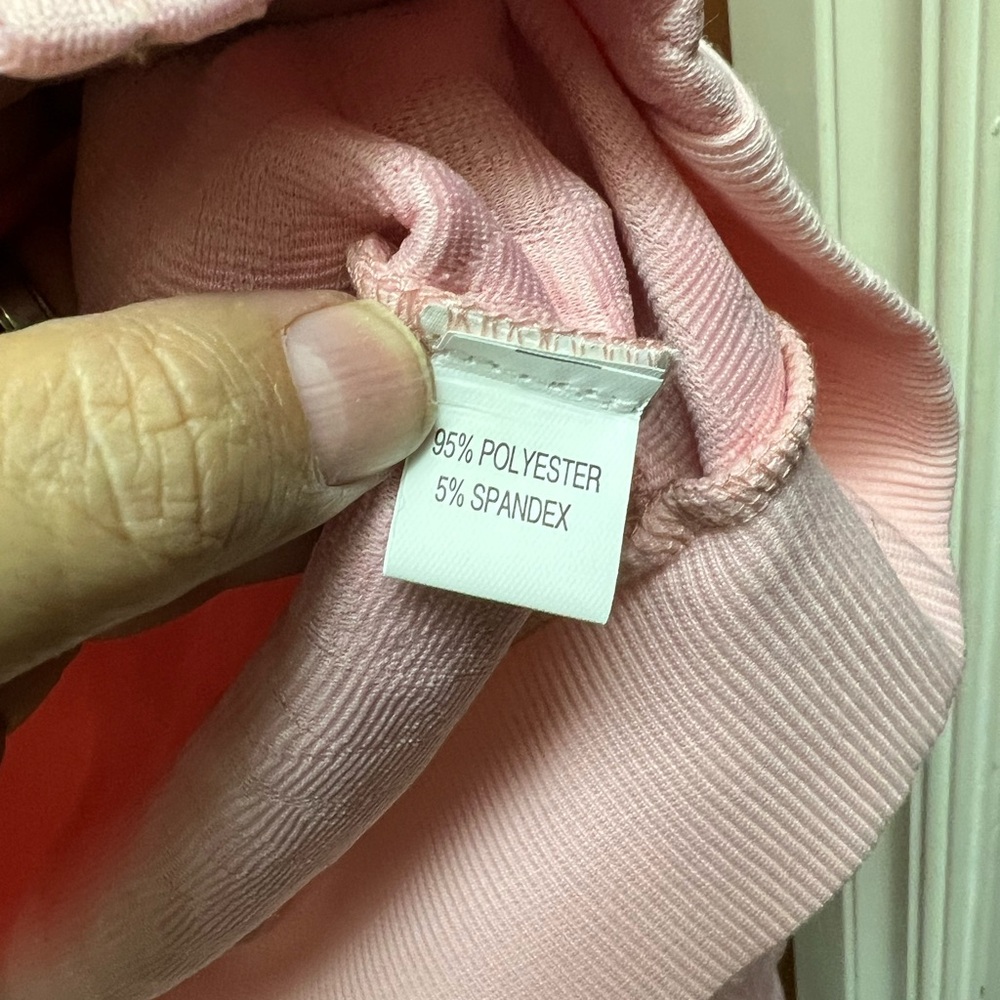 Soft Pink Ribbed Cardigan - Picture 4 of 4